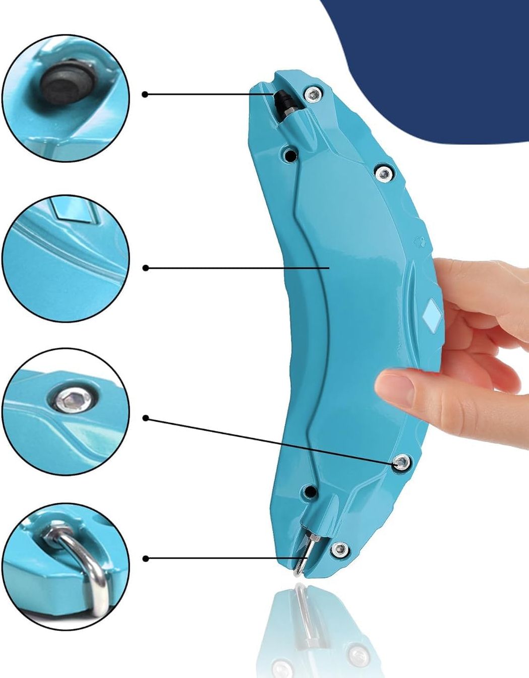 Osłony zacisków do Tesla Model Y 2017-2024 HEYOUTH 0444 POWYSTAWOWY