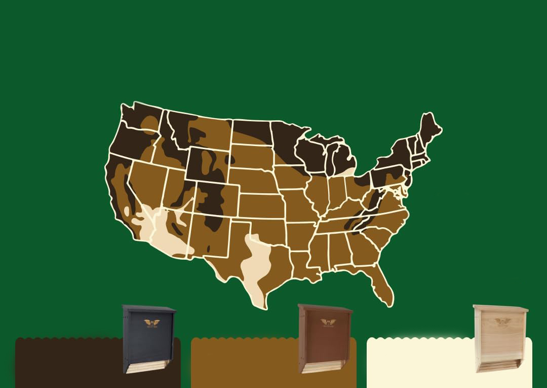 Domek dla nietoperzy WildYard dwukomorowy budka z naturalnego drewna