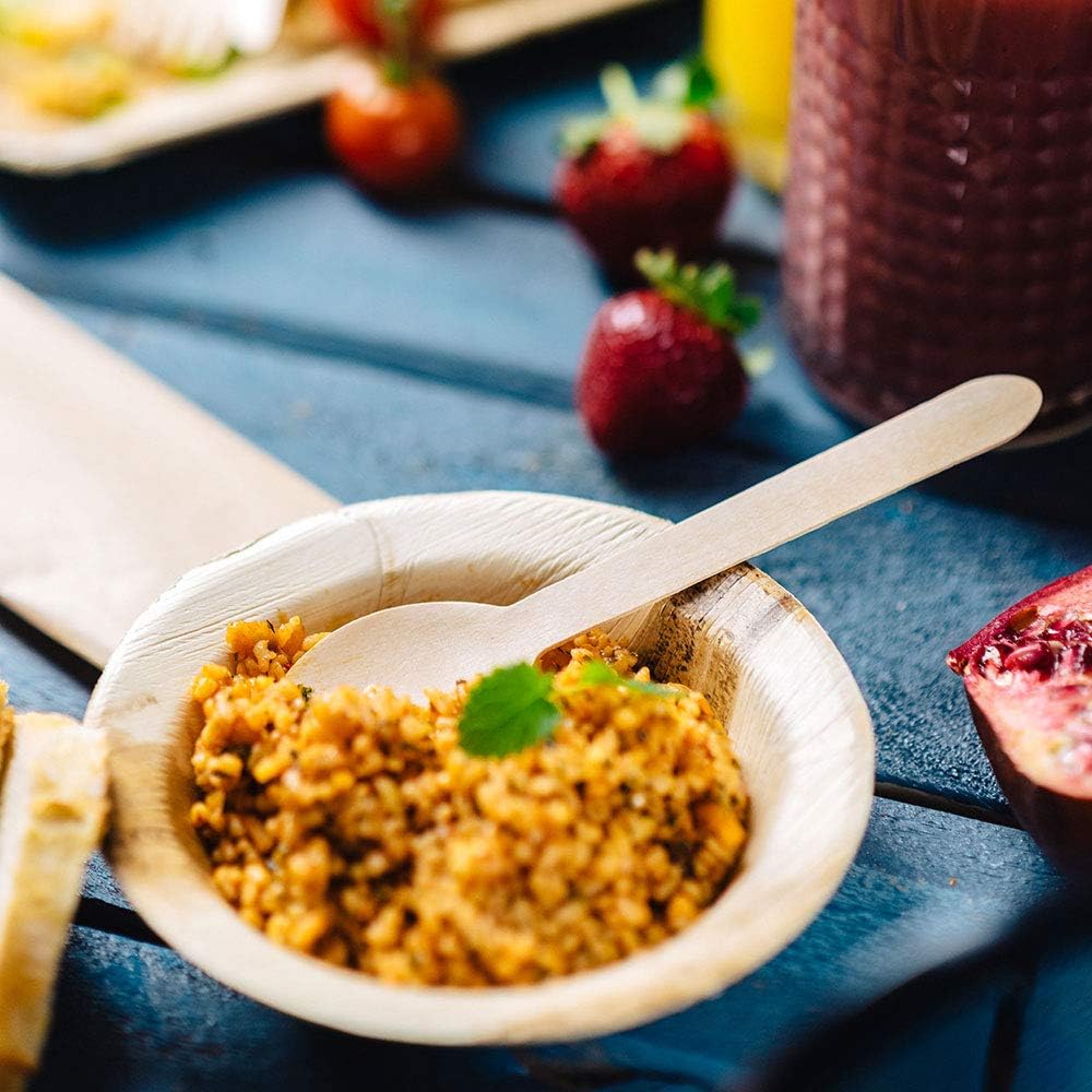 Sztućce drewniane widelec nóż łyżka biodegradowalne BIOZOYG 16cm 400 szt