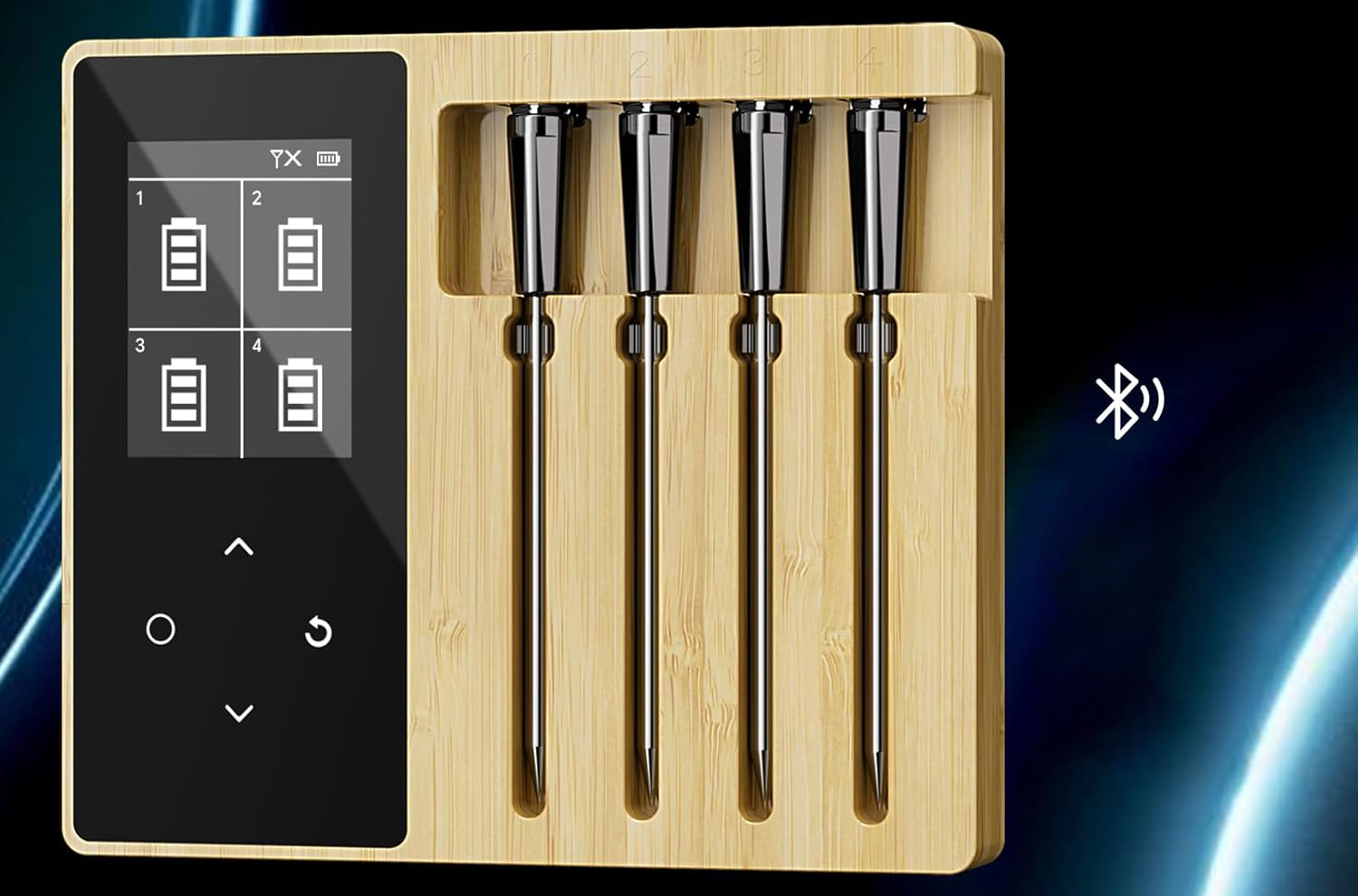 Termometr do grilla/piekarnika bezprzewodowy Fyenkfar FM2302 190 h BT 5.2