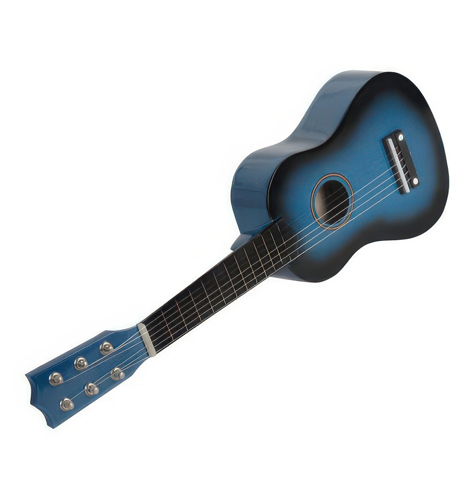 Gitalele niebieskie 6-strunowa mini gitara hybryda ukulele podróżna hit