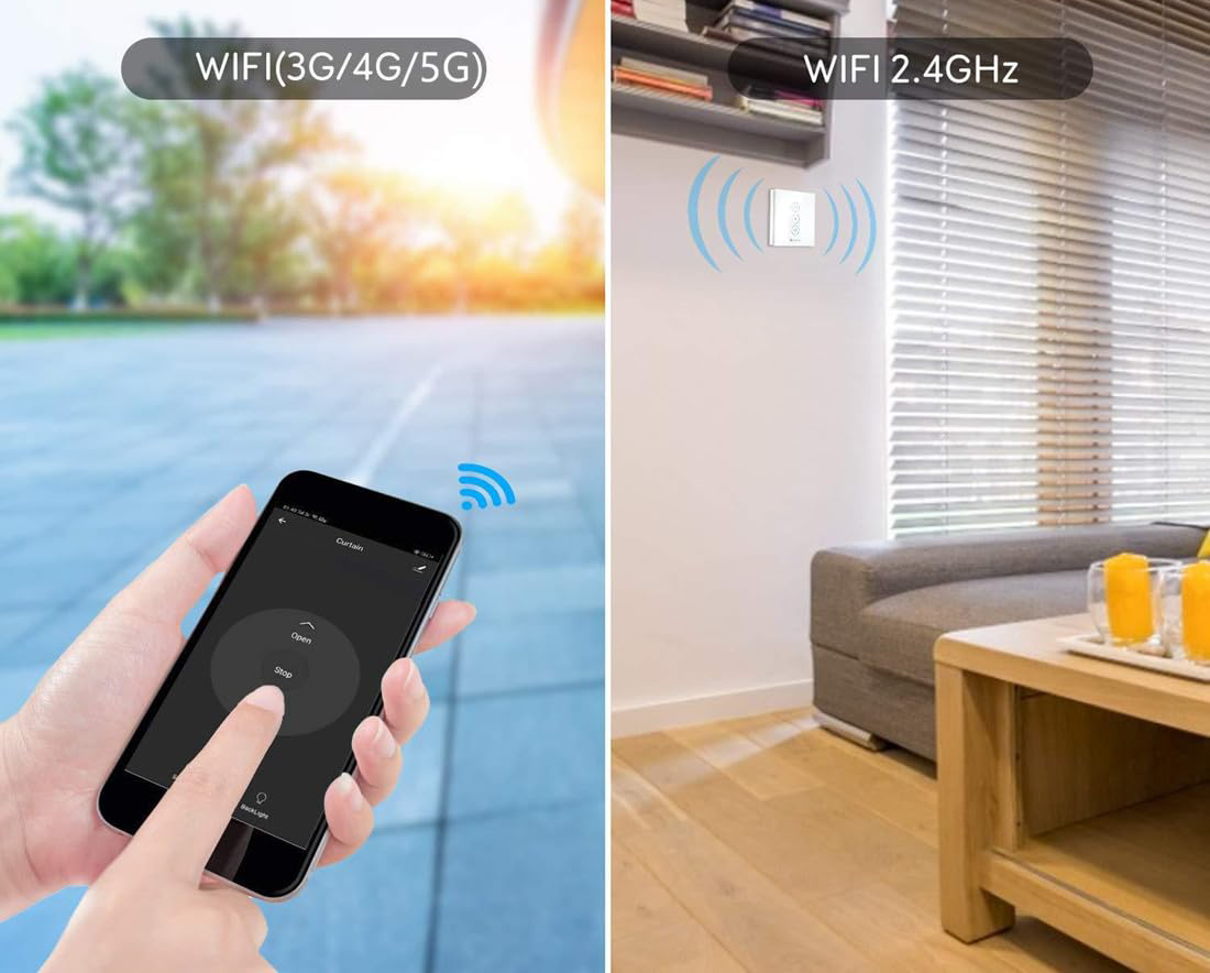 Przełącznik rolet WiFi YOPOTIKA 4 szt. Smart sterowanie Alexa Google Home