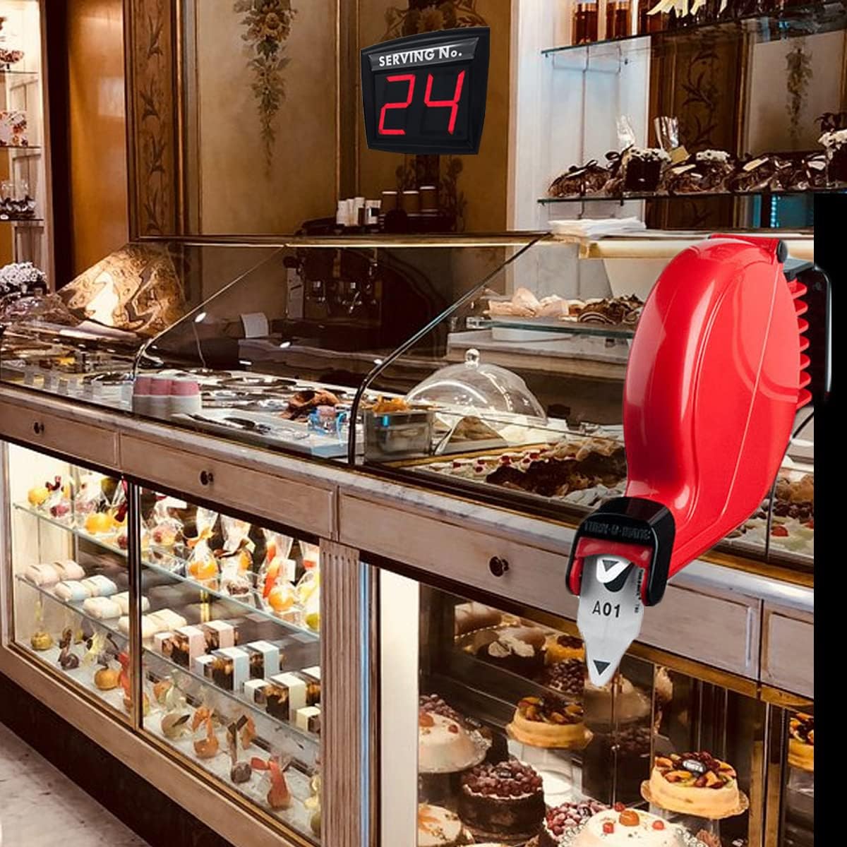 NIEKOMPLETNY Kontrola dostępu Impretech zestaw z wyświetlaczem 10 000 kart