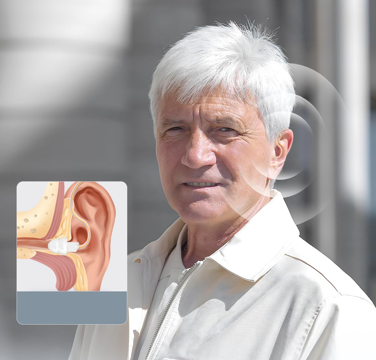 Aparat słuchowy wzmacniacz słuchu Delmicure VHP-1704 regulacja POWYSTAWOWY