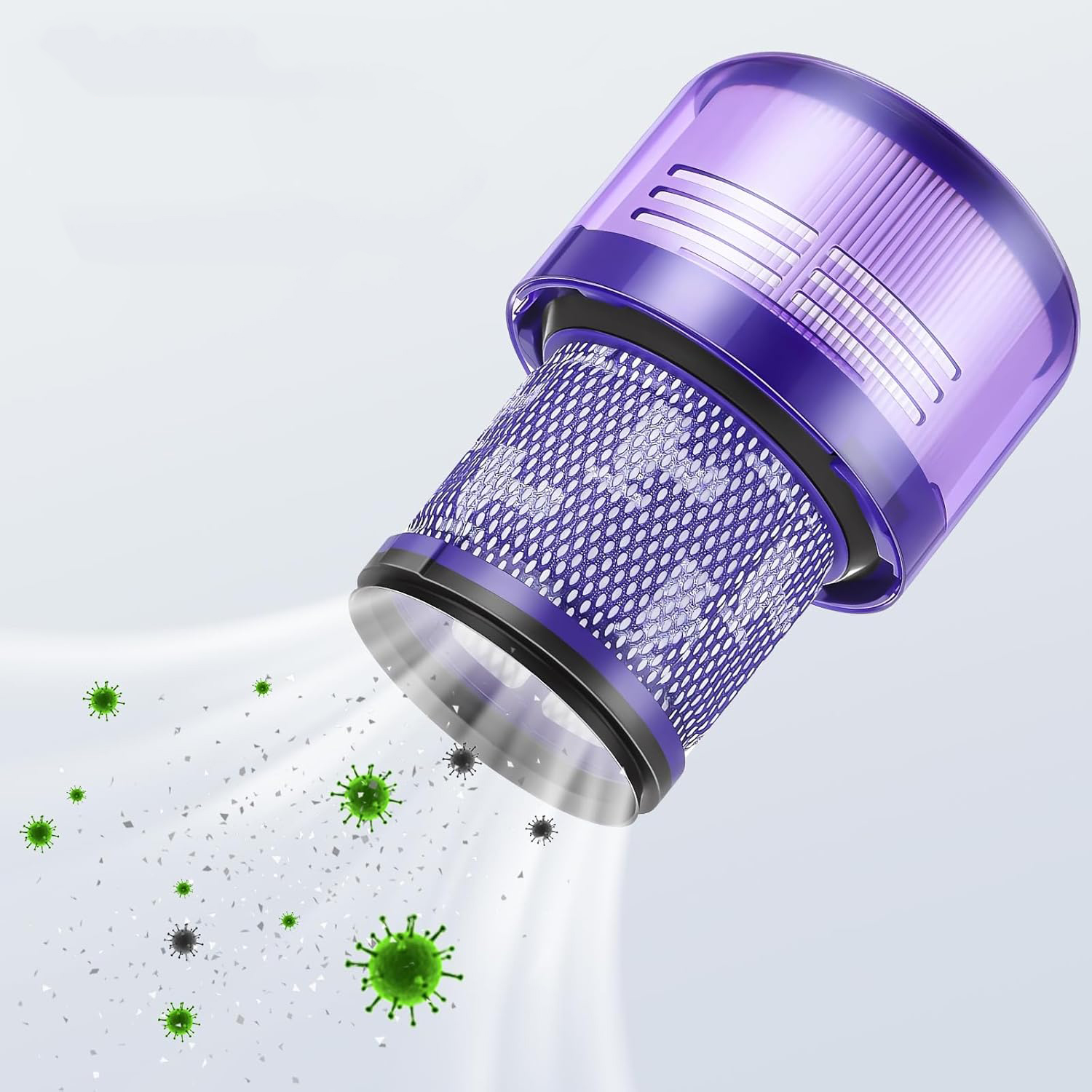 Akumulator ASUNCELL 3900 mAh do Dyson V11, 25,2 V z filtrem i śrubami