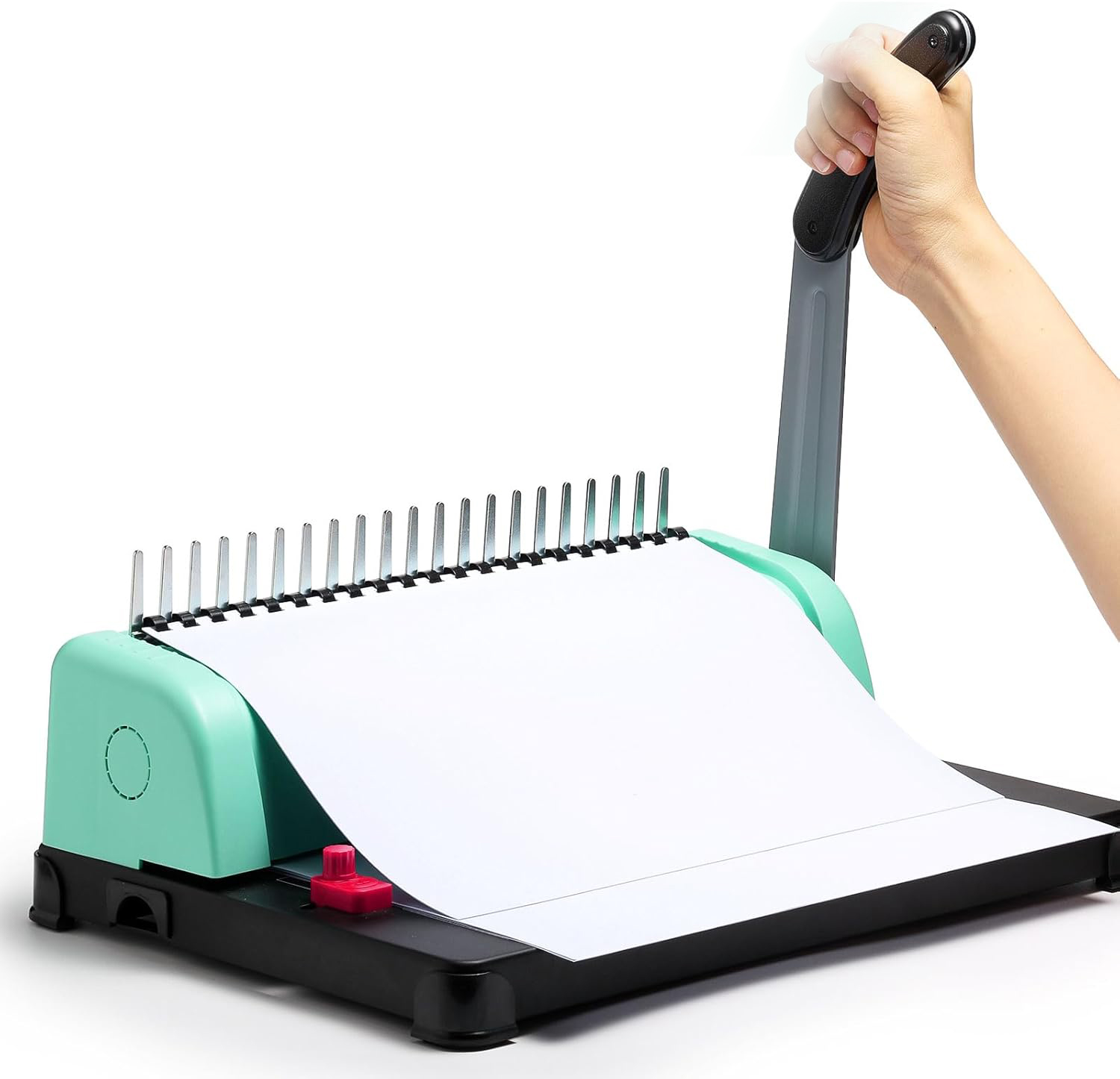 Bindownica do papieru OFFNOVA CS12 21 dziur 450 kartek A4 A5 regulacja