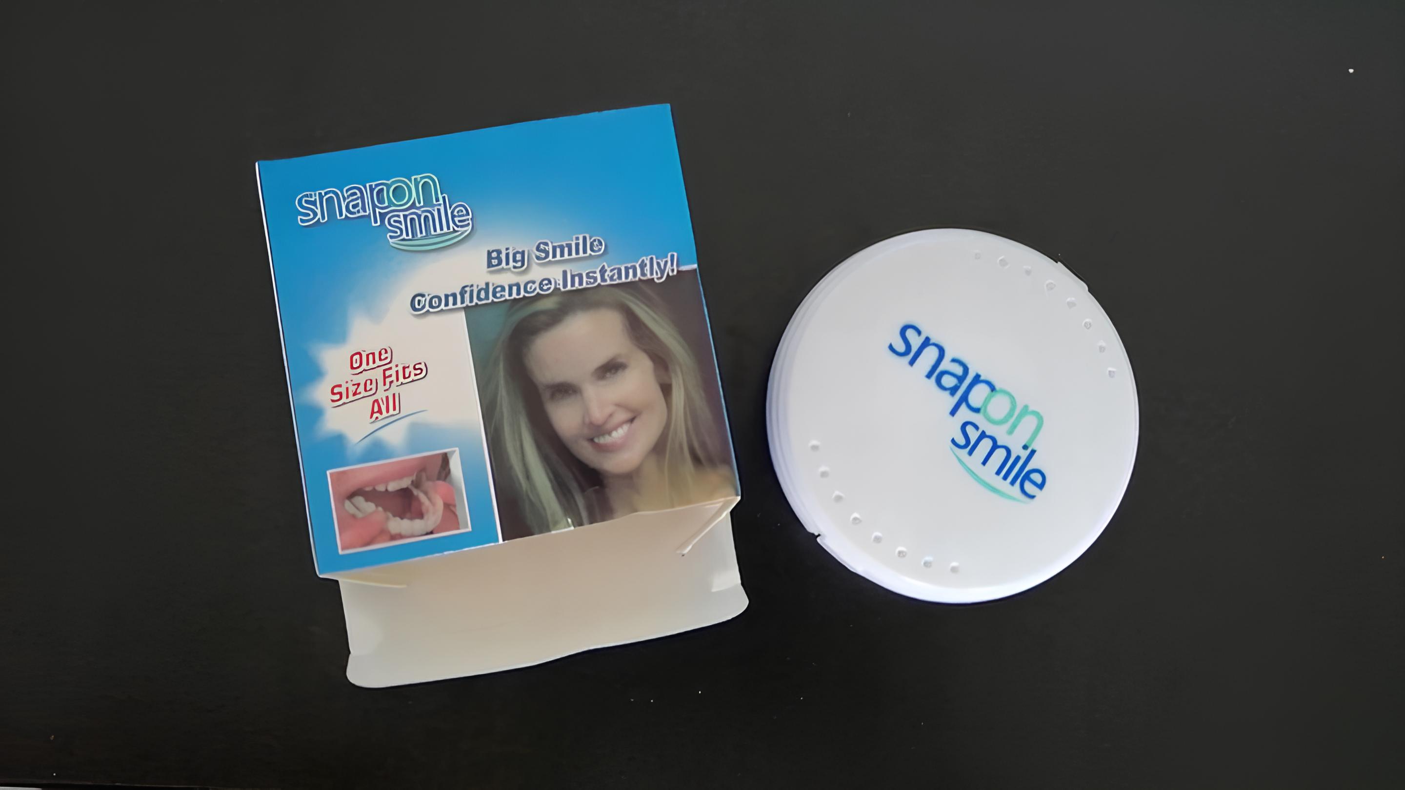 Zdejmowane licówki do zębów Snap On Smile zestaw góra i dół