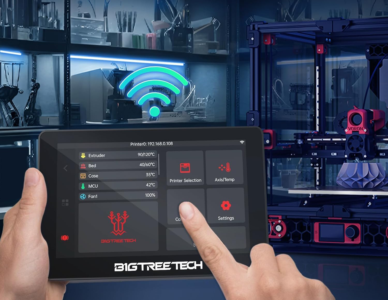 Ekran drukarki 3D BIGTREETECH K-TOUCH V1.0 dotykowy Klipper mobilny