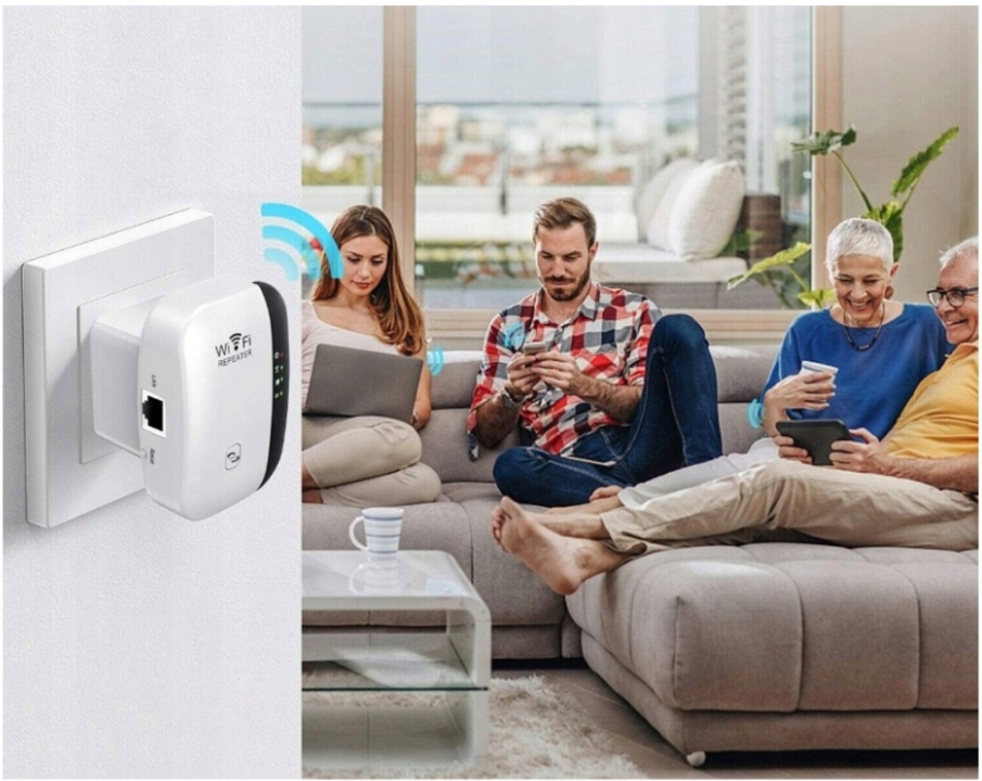 Repeater Wi-Fi wzmacniacz sygnału do 2500 sq.ft dla 45+ urządzeń