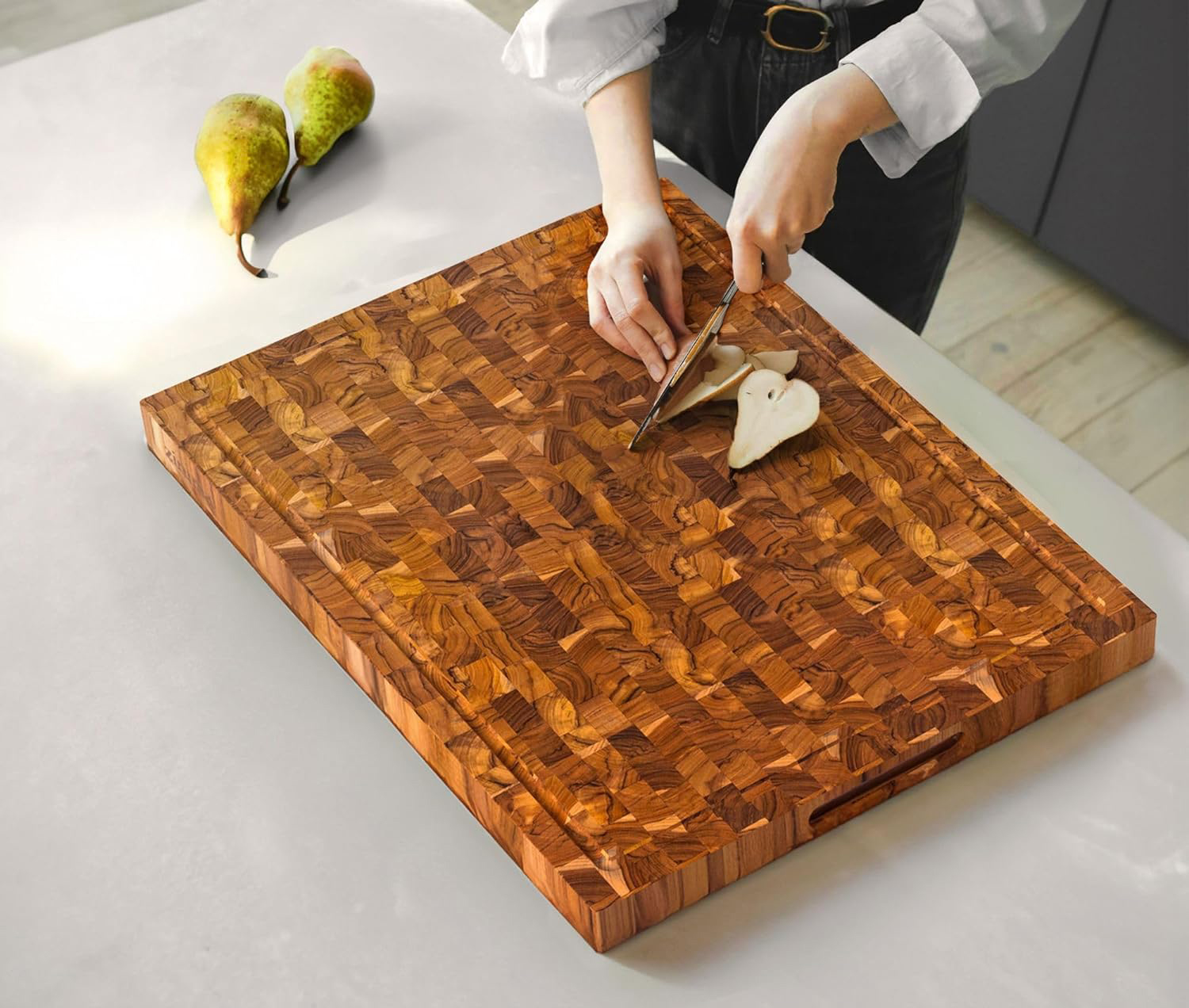 Deska do krojenia Ziruma XXL, grubość 1,5 cala, 23 x 17 cali