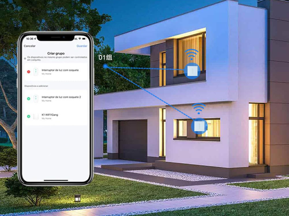 Przełącznik rolet WiFi YOPOTIKA 4 szt. Smart sterowanie Alexa Google Home