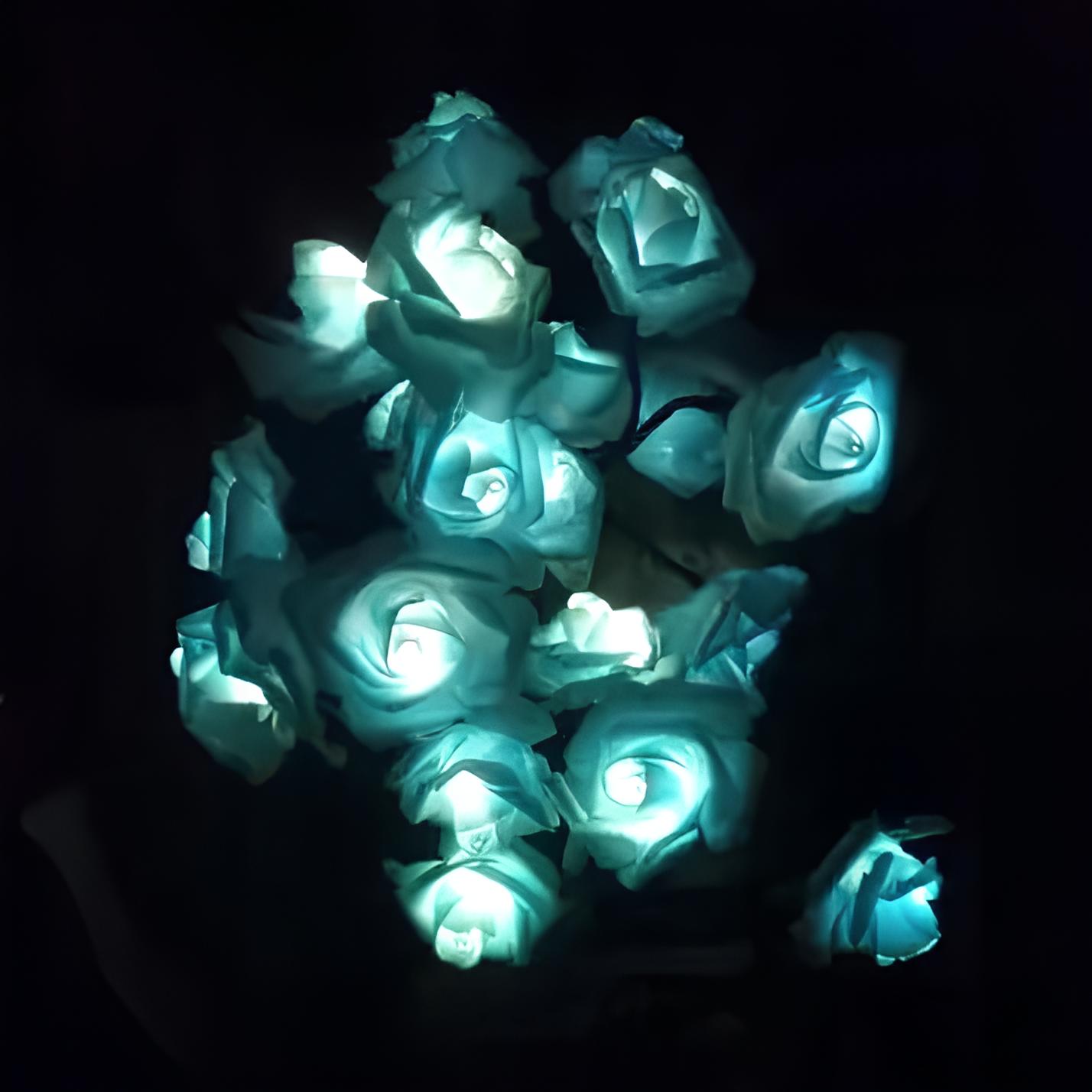 Lampa LED z różami USB Lampka nocna LED oświetlenie dekoracyjne do sypialni