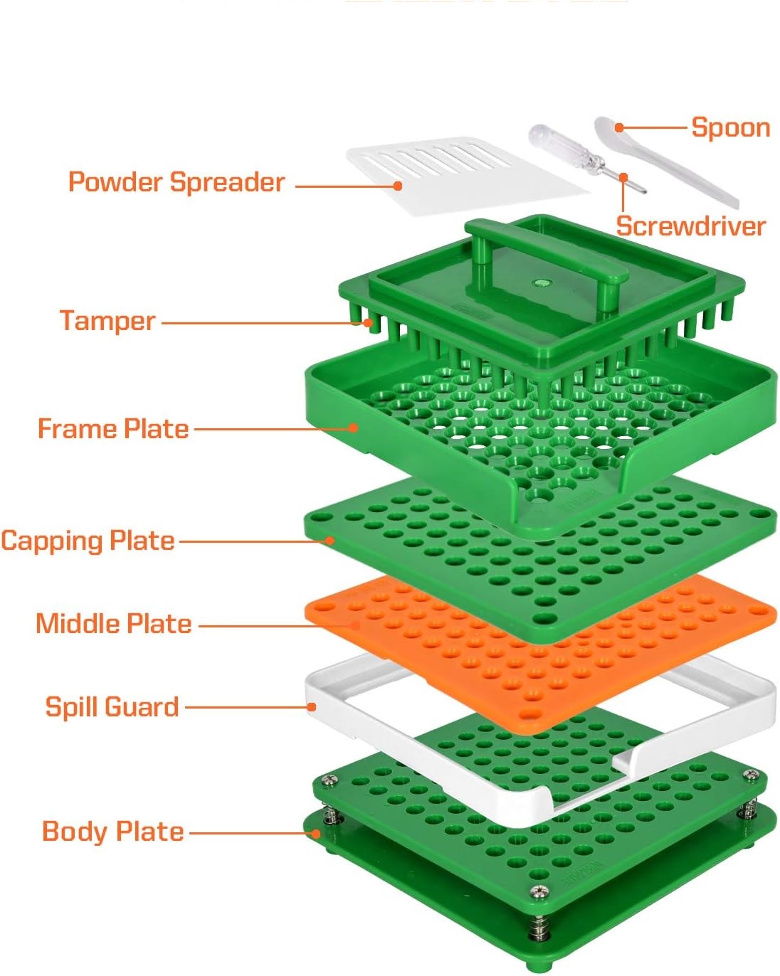 Maszyna do napełniania kapsułek kapsułkarka WANANFU 00 kapsułkarka manualna