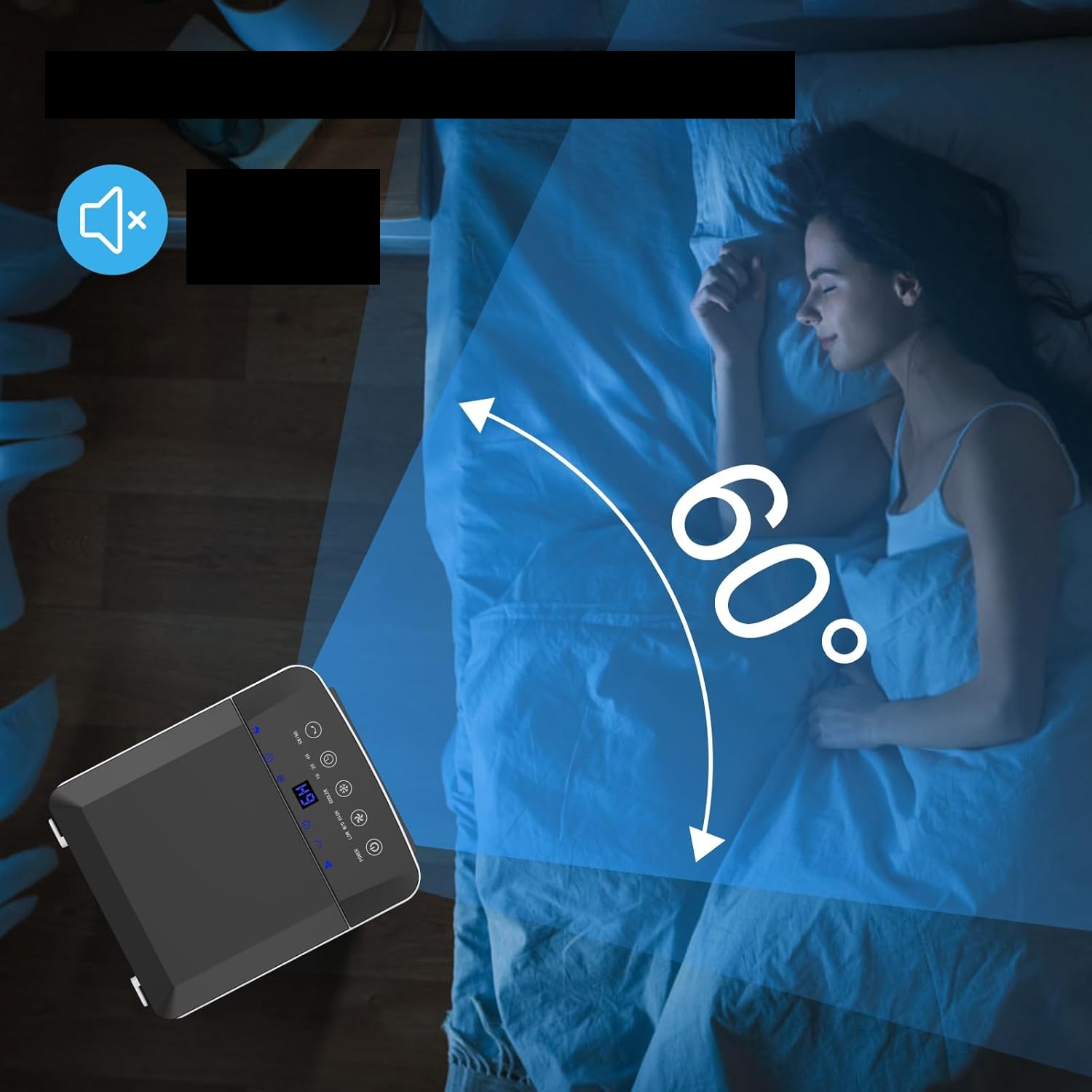 Klimatyzator przenośny 4w1 6L Eysddifr BW-102Y chłodzenie i nawilżanie