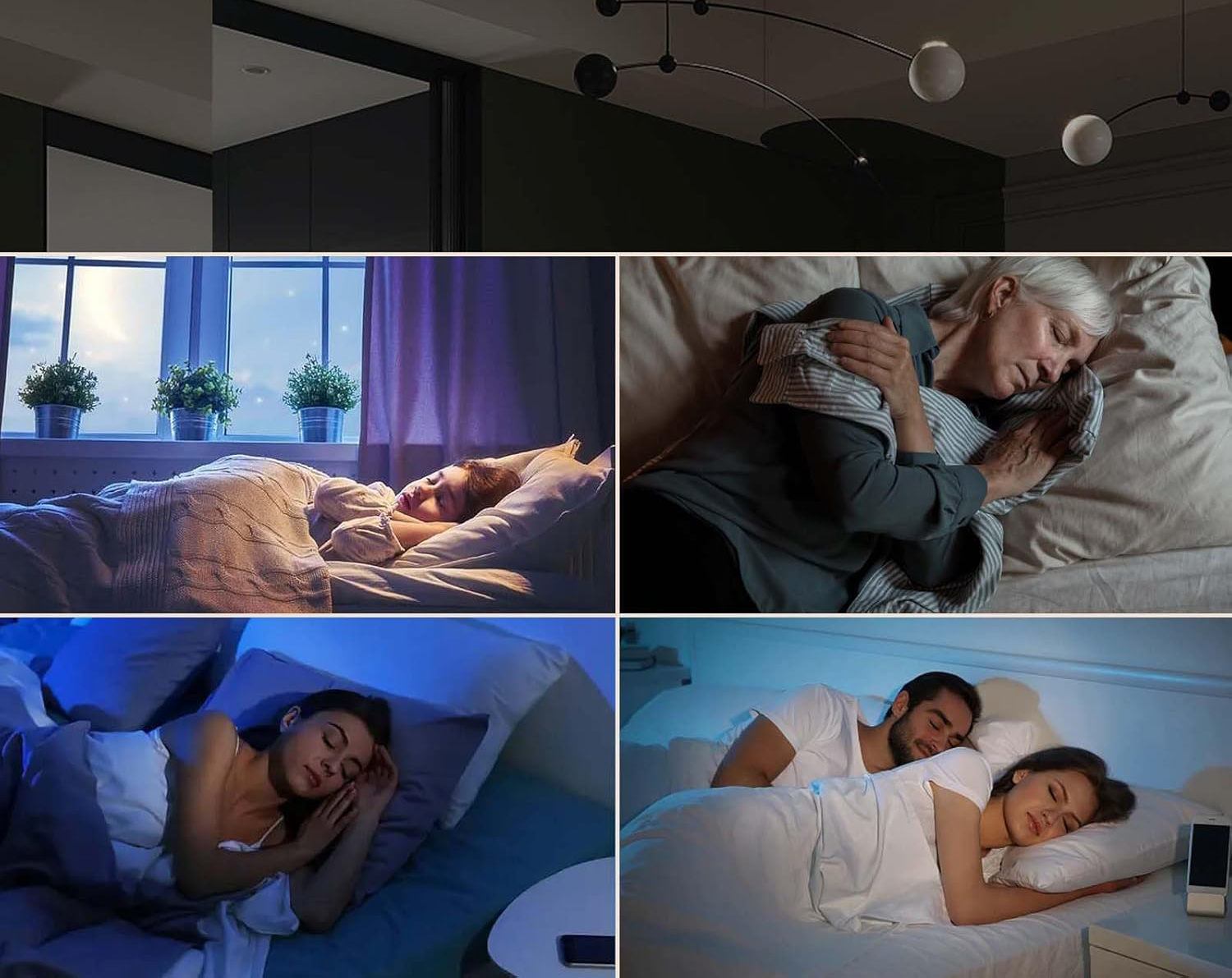 Czujnik Dymu XINDUM SM01, 5 szt., TÜV, Mocowanie Magnetyczne, 1600 mAh