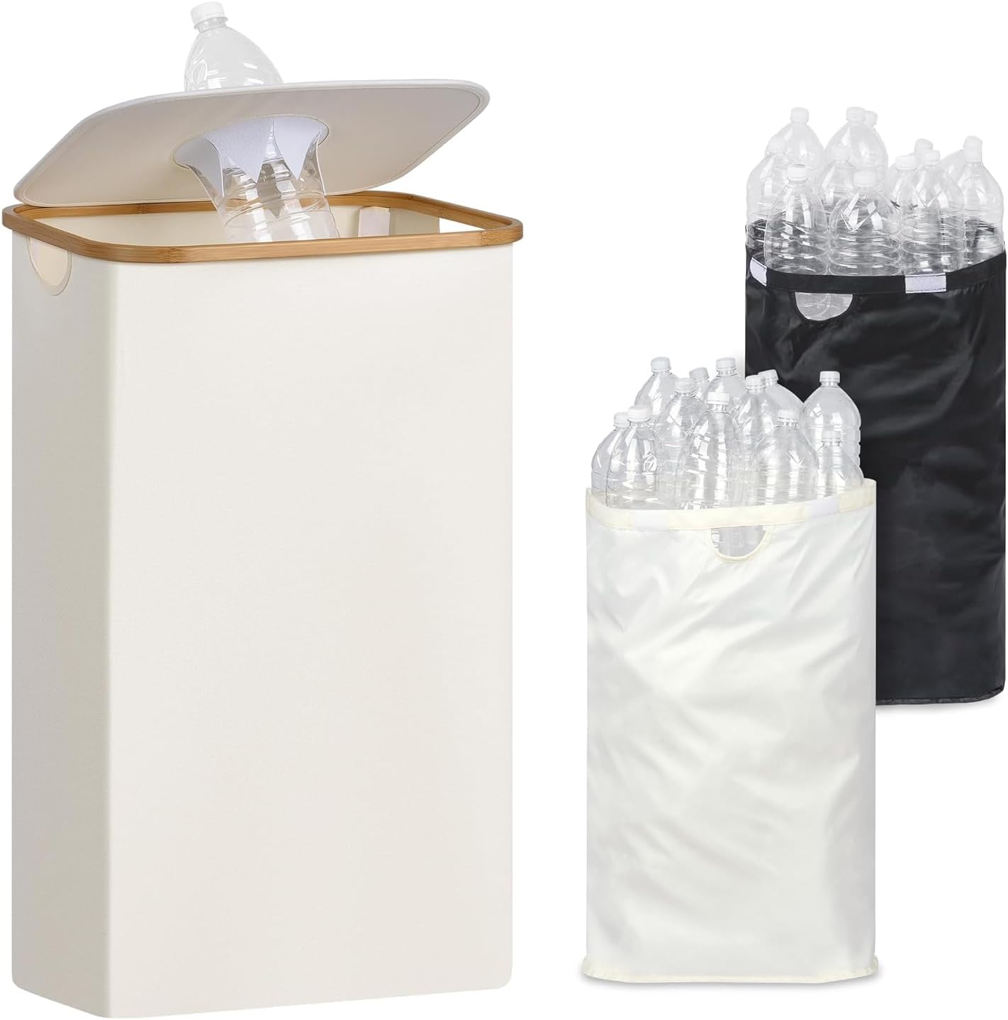 UŻYWANE  Pojemnik na butelki z kaucją iEGrow  z workiem beżowy