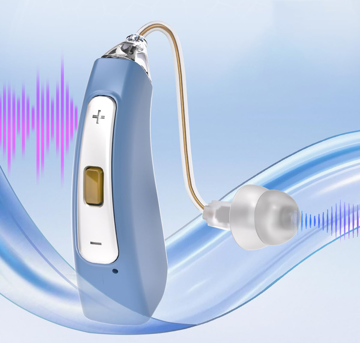 Aparat słuchowy wzmacniacz słuchu Delmicure VHP-1704 regulacja POWYSTAWOWY