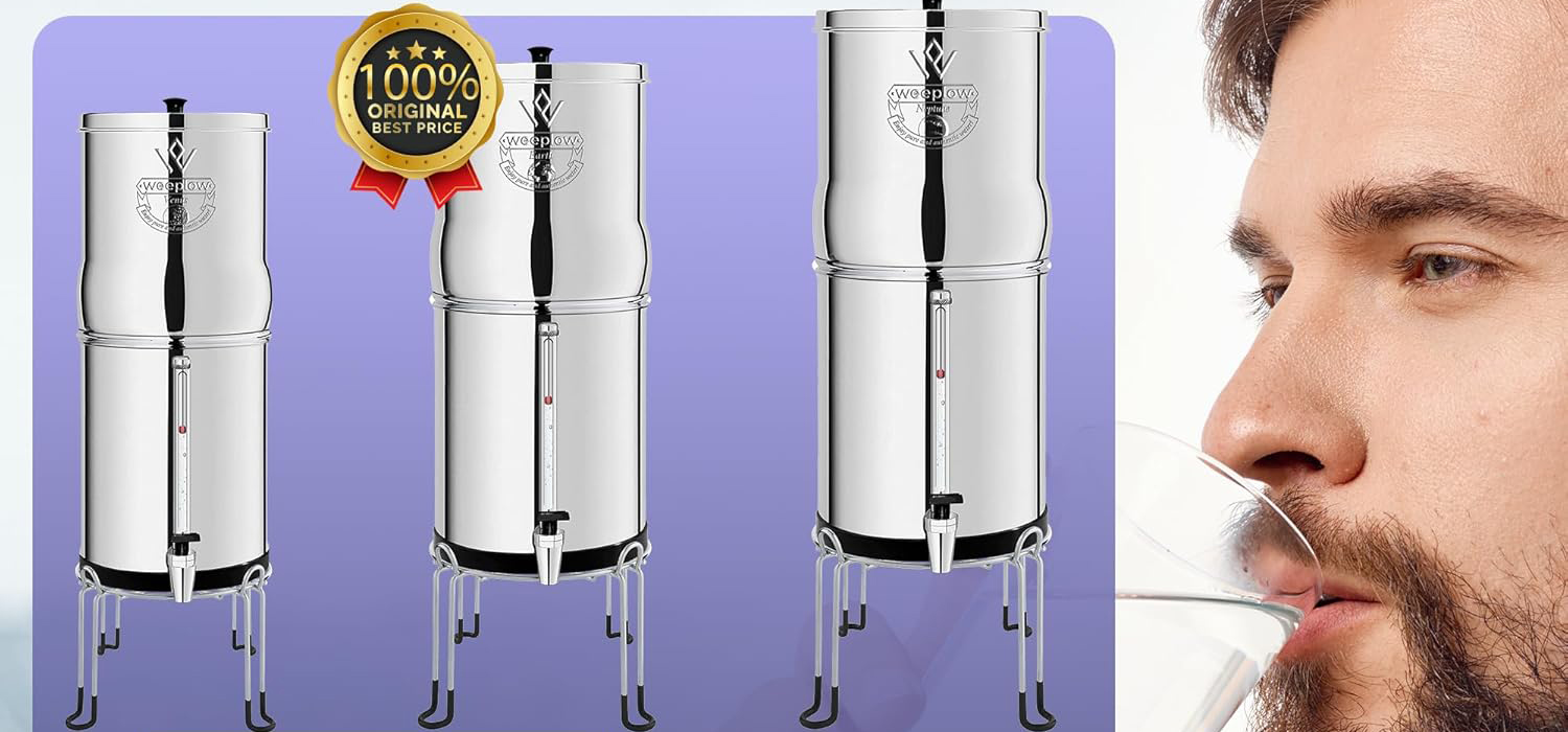 System filtracji grawitacyjnej Weeplow Neptune 11L AISI 304, Nowy z wadą