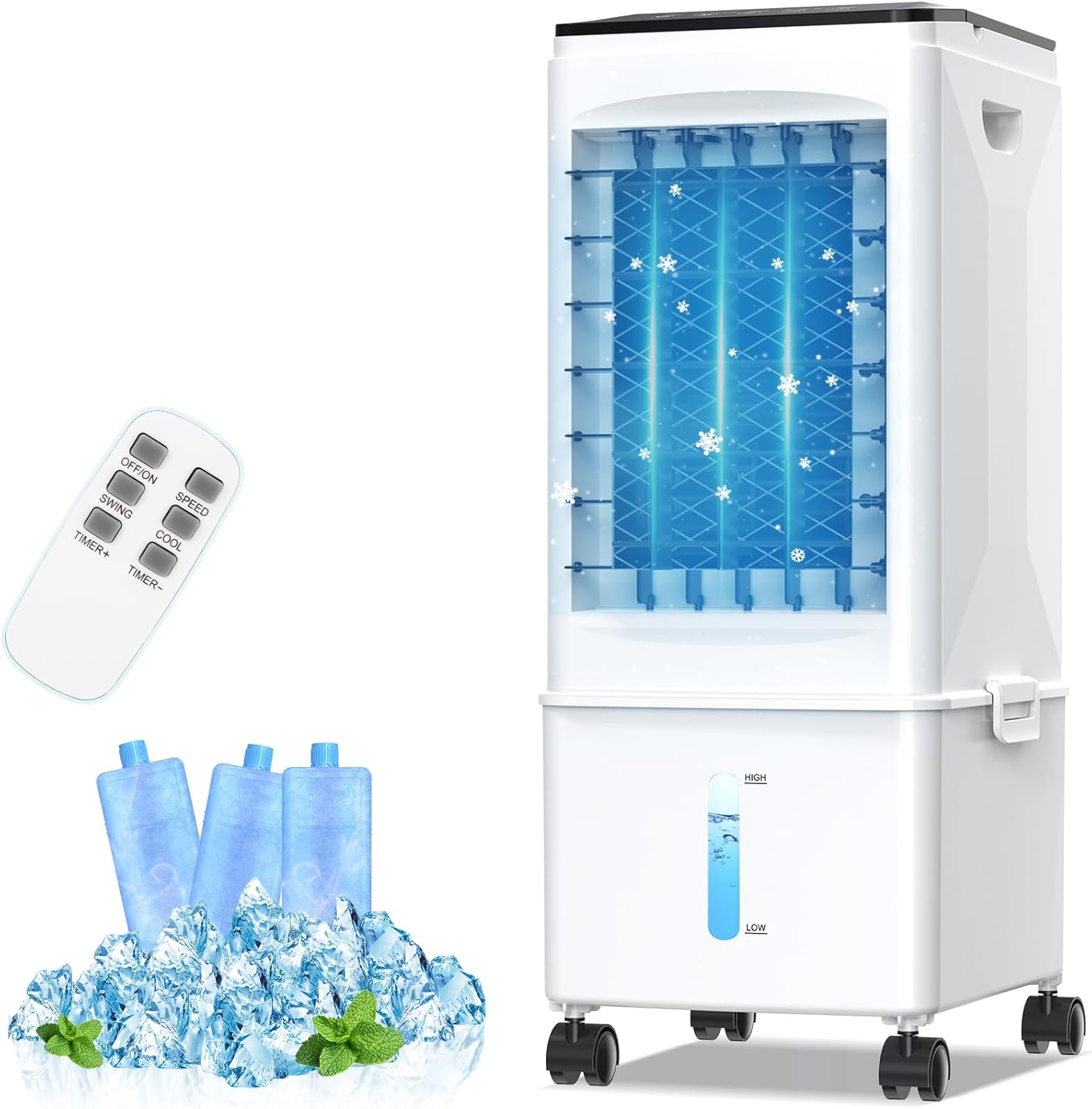 Klimatyzator przenośny 4w1 9,5L Eysddifr BW-102YF chłodzenie i nawilżanie