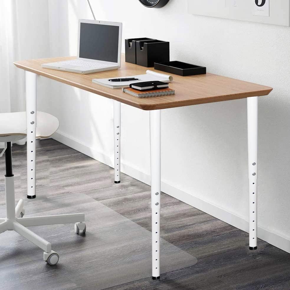 Nogi do stołu regulowane 55-90 cm metalowe 4 szt. Jahof białe