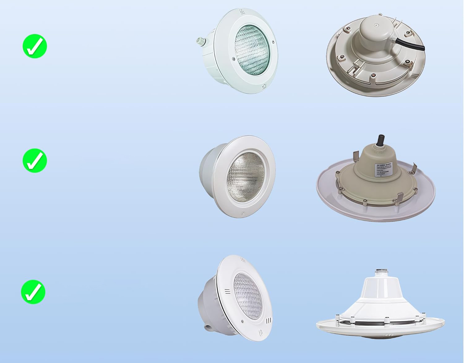 Reflektor LED basenowy LyLmLe PAR56 35W RGB IP68 oświetlenie basenowe