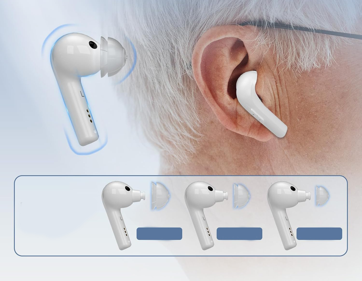 Aparat słuchowy wzmacniacz słuchu Retekess JH-A32E 16 kanałów APP