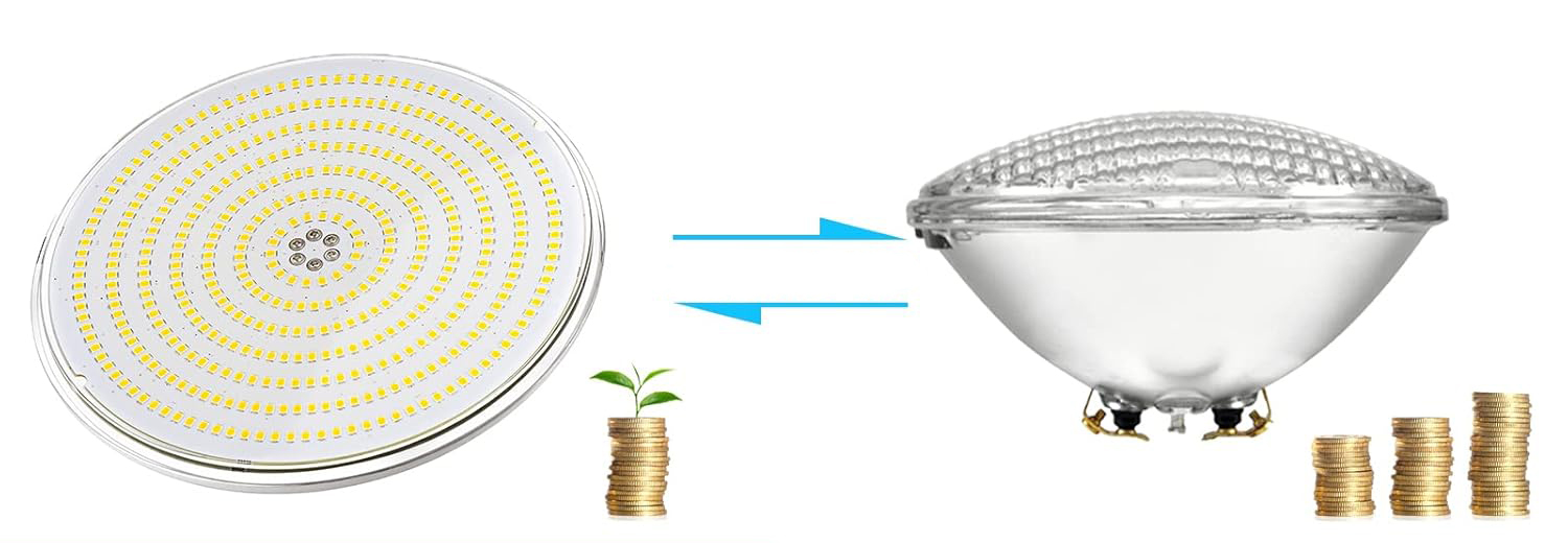 UŻYWANA Lampa basenowa płaska LED LyLmLe R-PL01 PAR56 35W IP68 RGB 12V