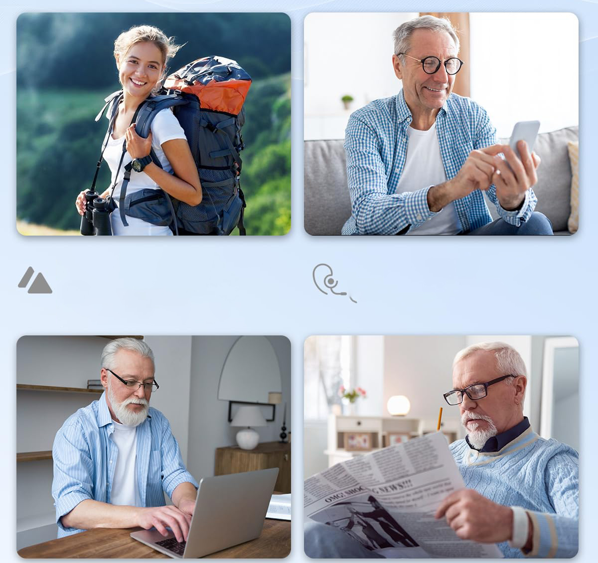 Aparat słuchowy wzmacniacz słuchu Delmicure VHP-1704 regulacja POWYSTAWOWY