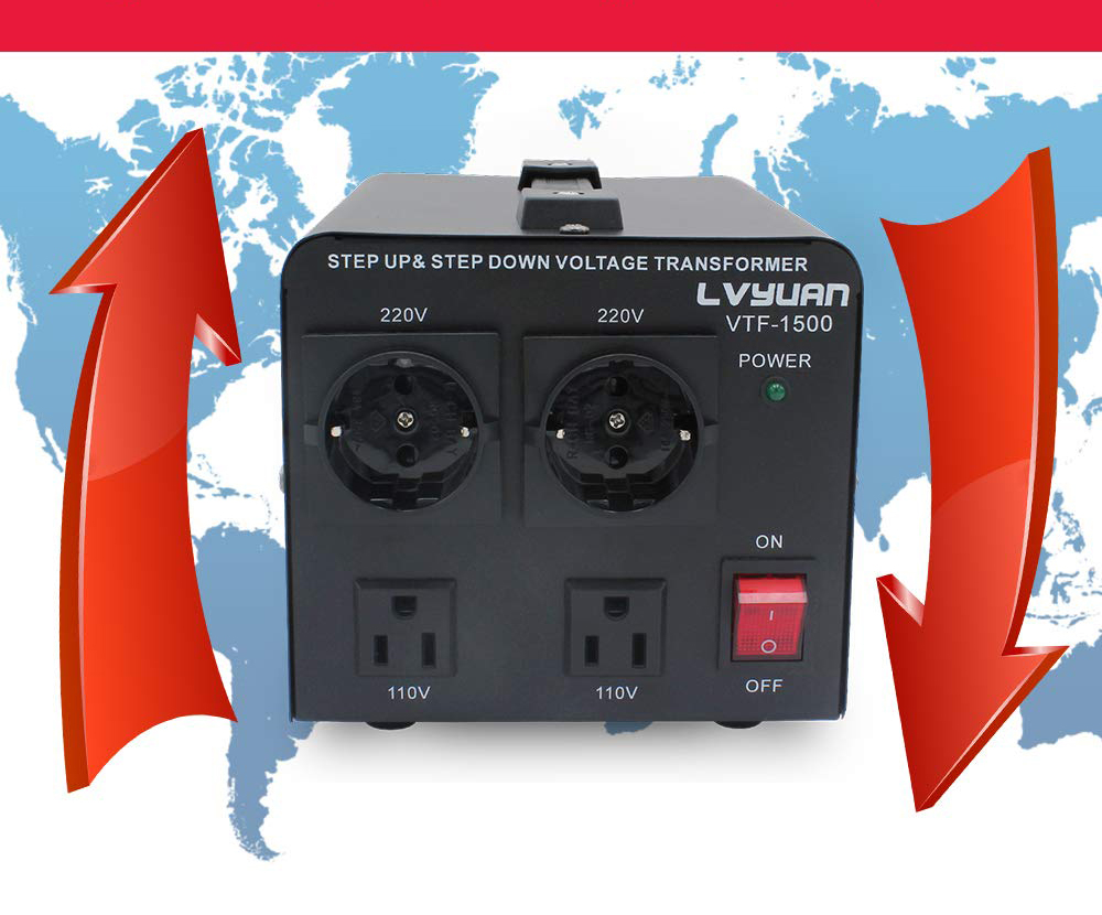 Przetwornica napięcia Yinleader VTEU-1500 transformator 110/220V 1500W