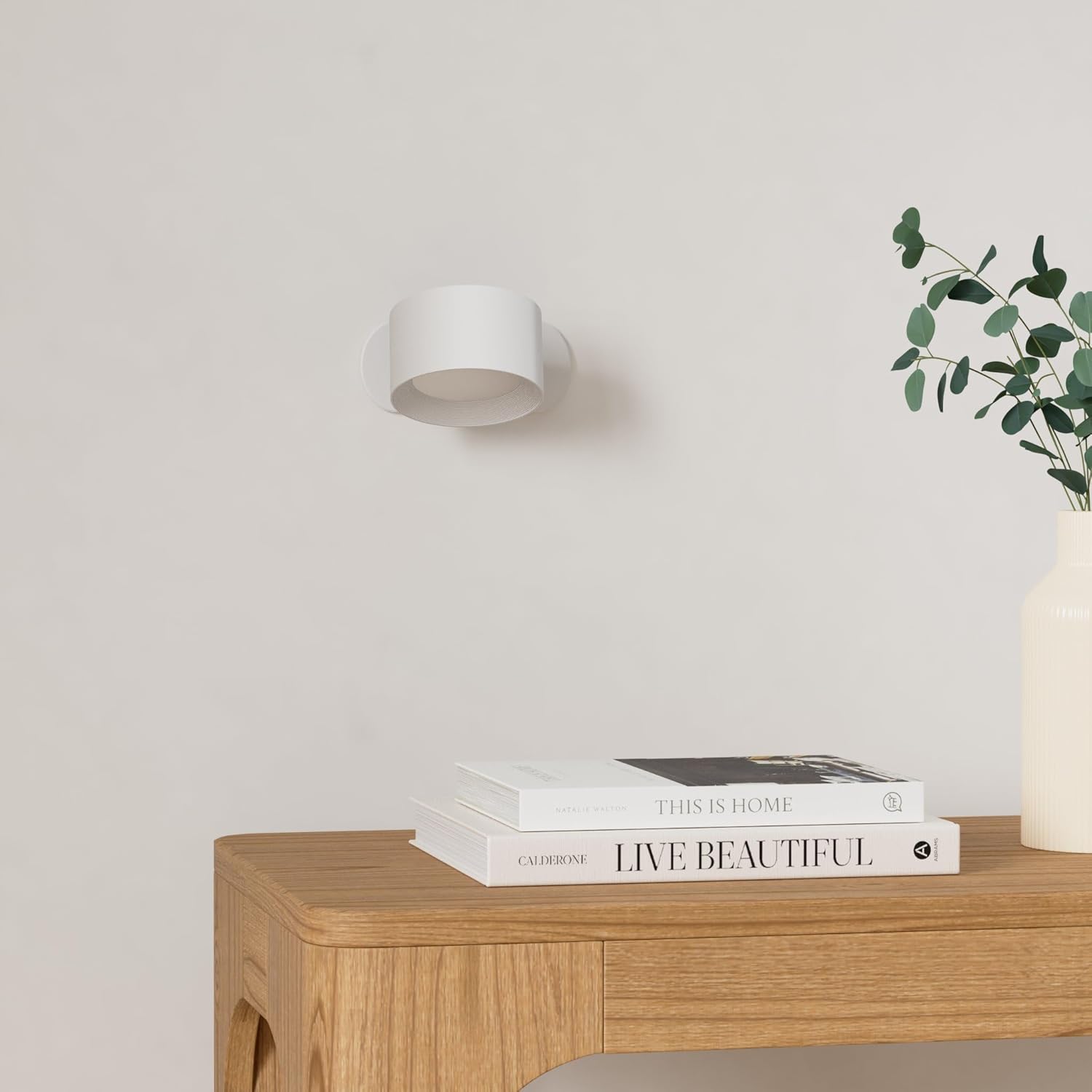 Lampa ścienna LED Feallive dotykowa 360° biała/ciepła akumulator