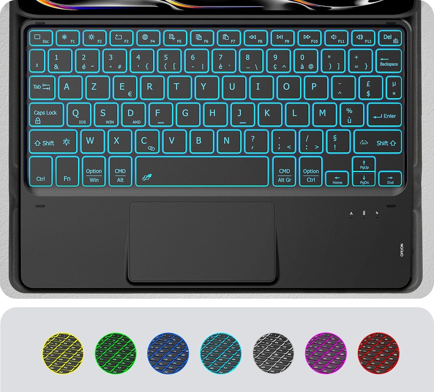 UŻYWANE Etui z klawiaturą i touchpadem do iPad Pro 11" M4 2024 CACOE AZERTY