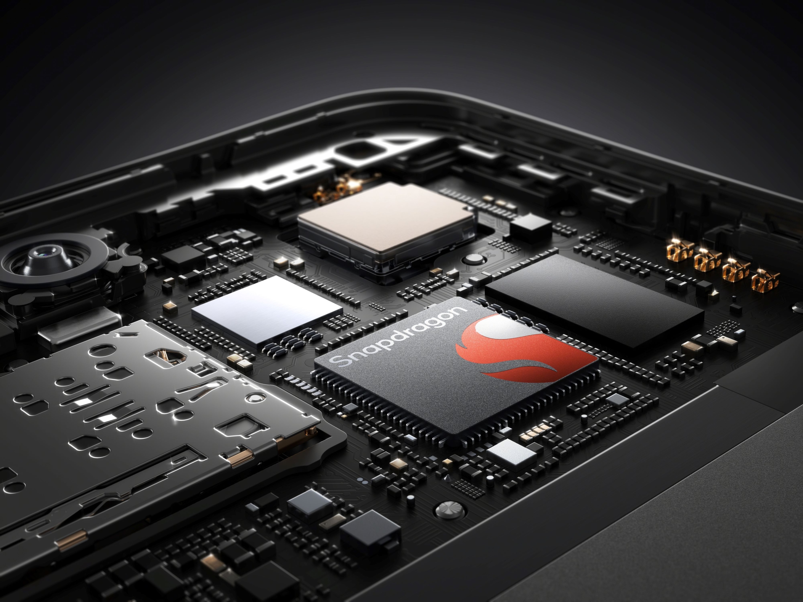 Indre view of the OPPO A40m showing the 5100mAh battery