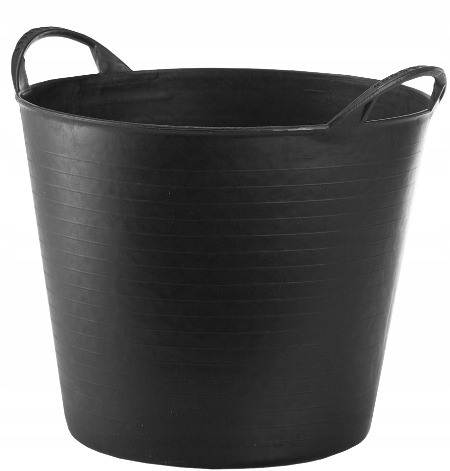 5x POJEMNIK WIADRO KOSZ ELASTYCZNY FLEXI 23L CZARNY GUMOWY LEKKI I TRWAŁY 37236e58de71ae2bf516d4187772988a