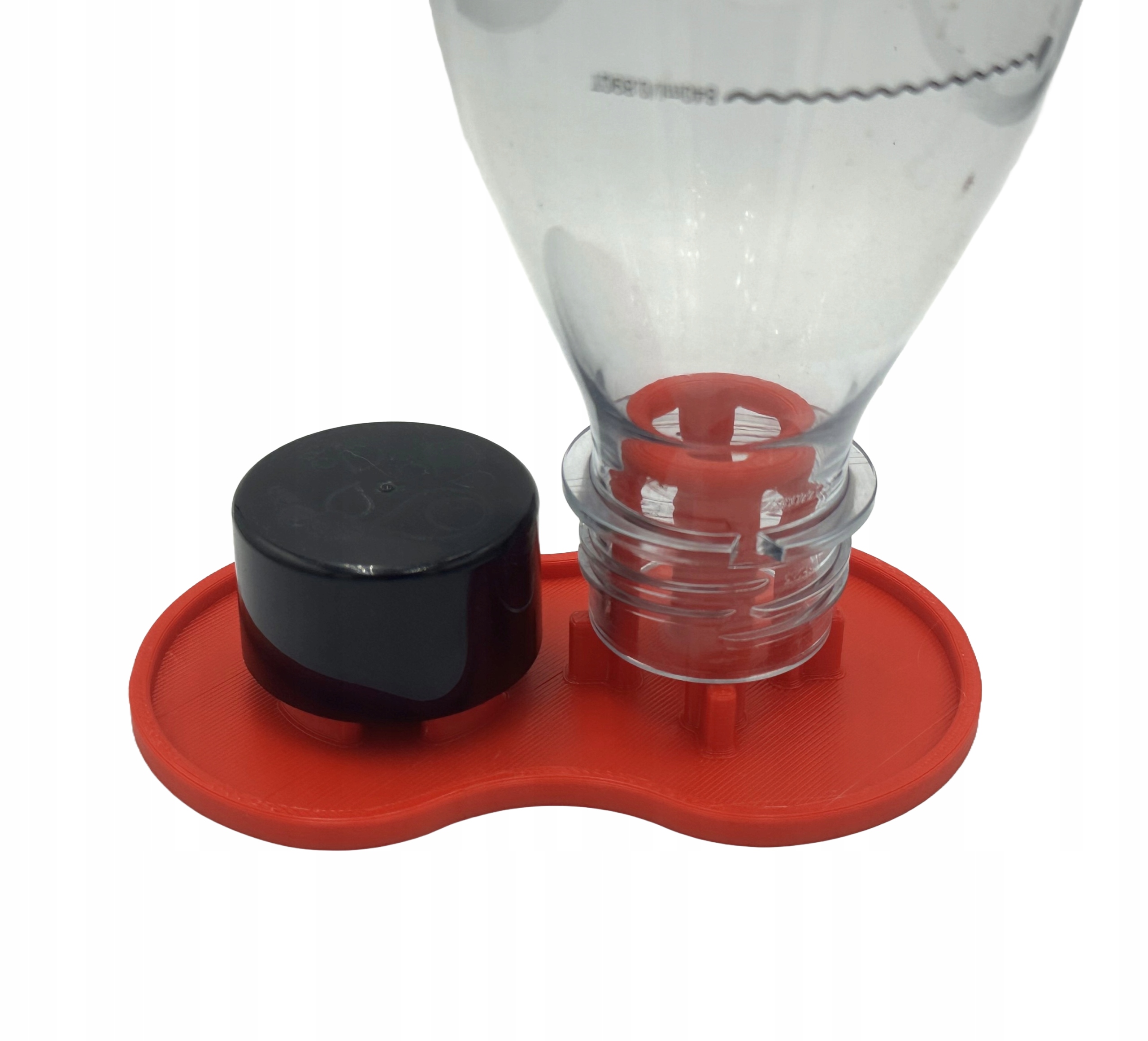 Ociekacz Na Dwie 2 Butelki Do Saturatora SODASTREAM Uchwyt Stojak Czerwony