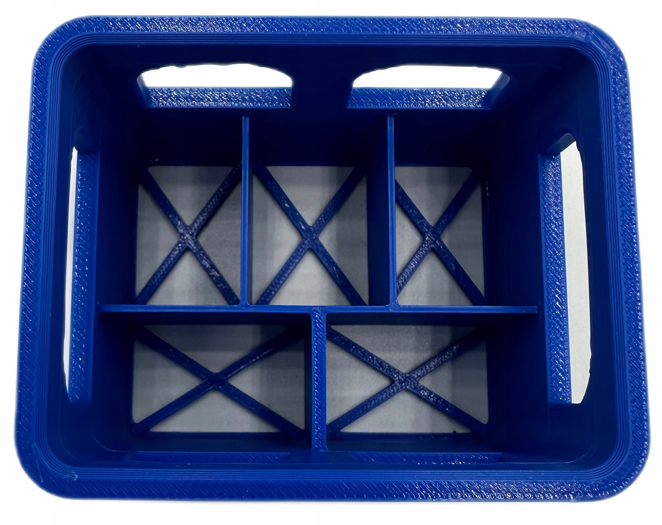 ORGANIZER NA BATERIE 9V KOSZYK POJEMNIK OPAKOWANIE ETUI NIEBIESKI