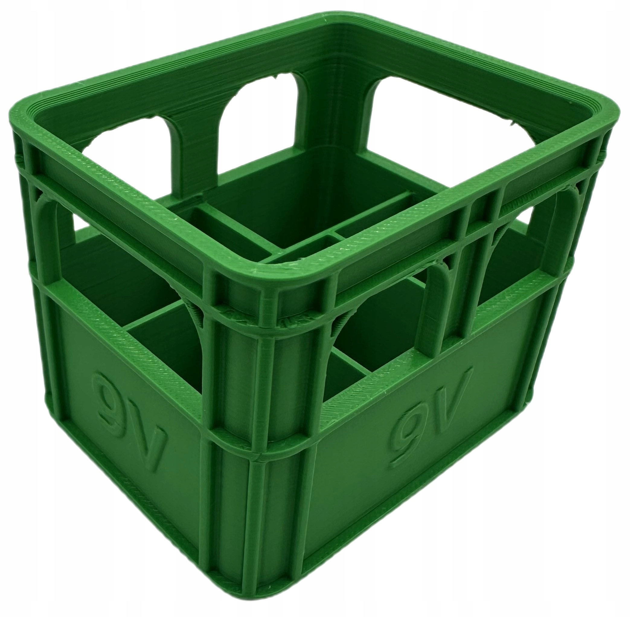 ORGANIZER NA BATERIE 9V KOSZYK POJEMNIK OPAKOWANIE ETUI ZIELONY