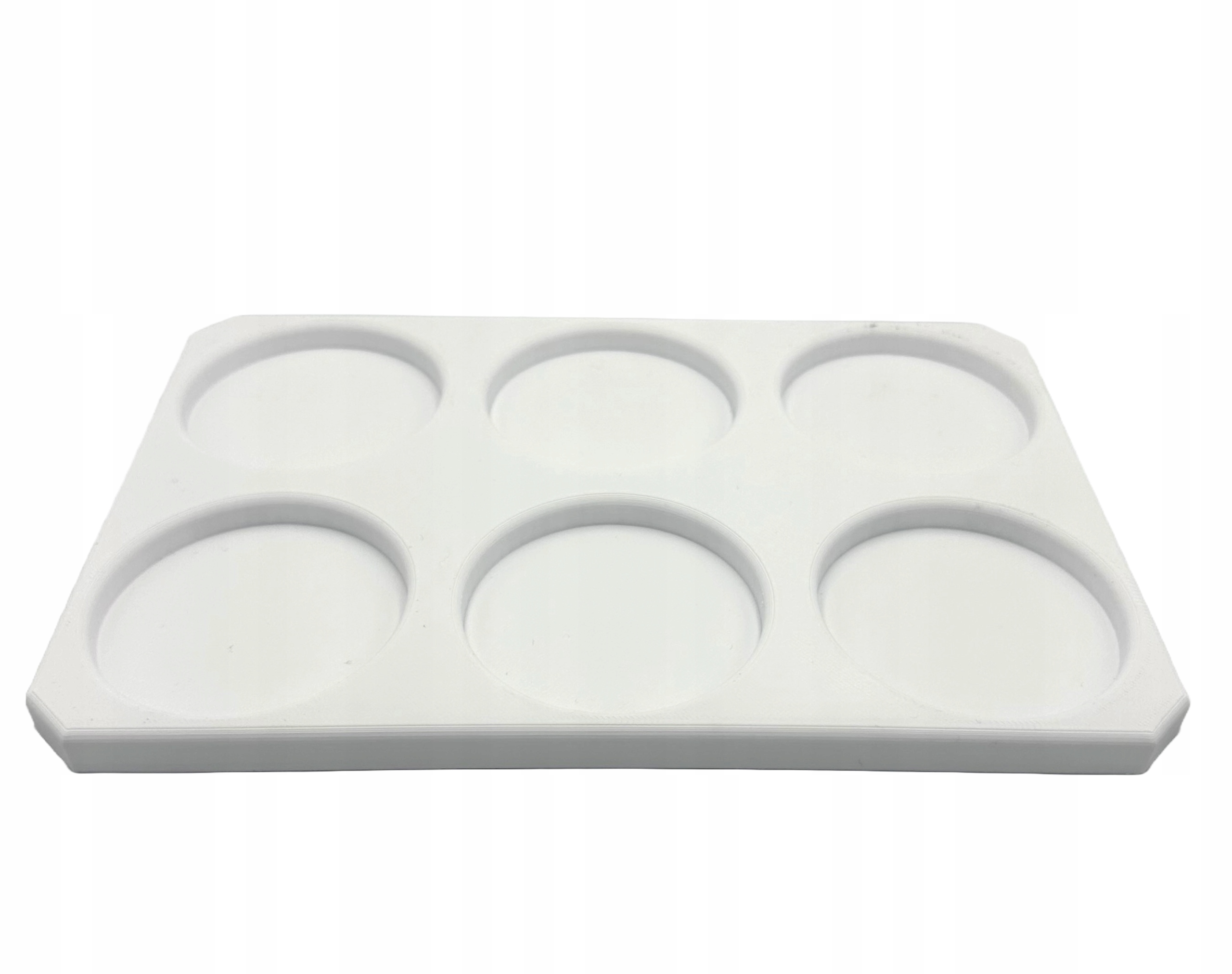 STOJAK PODKŁADKA NA SYROPY 6 MIEJSC BIAŁY