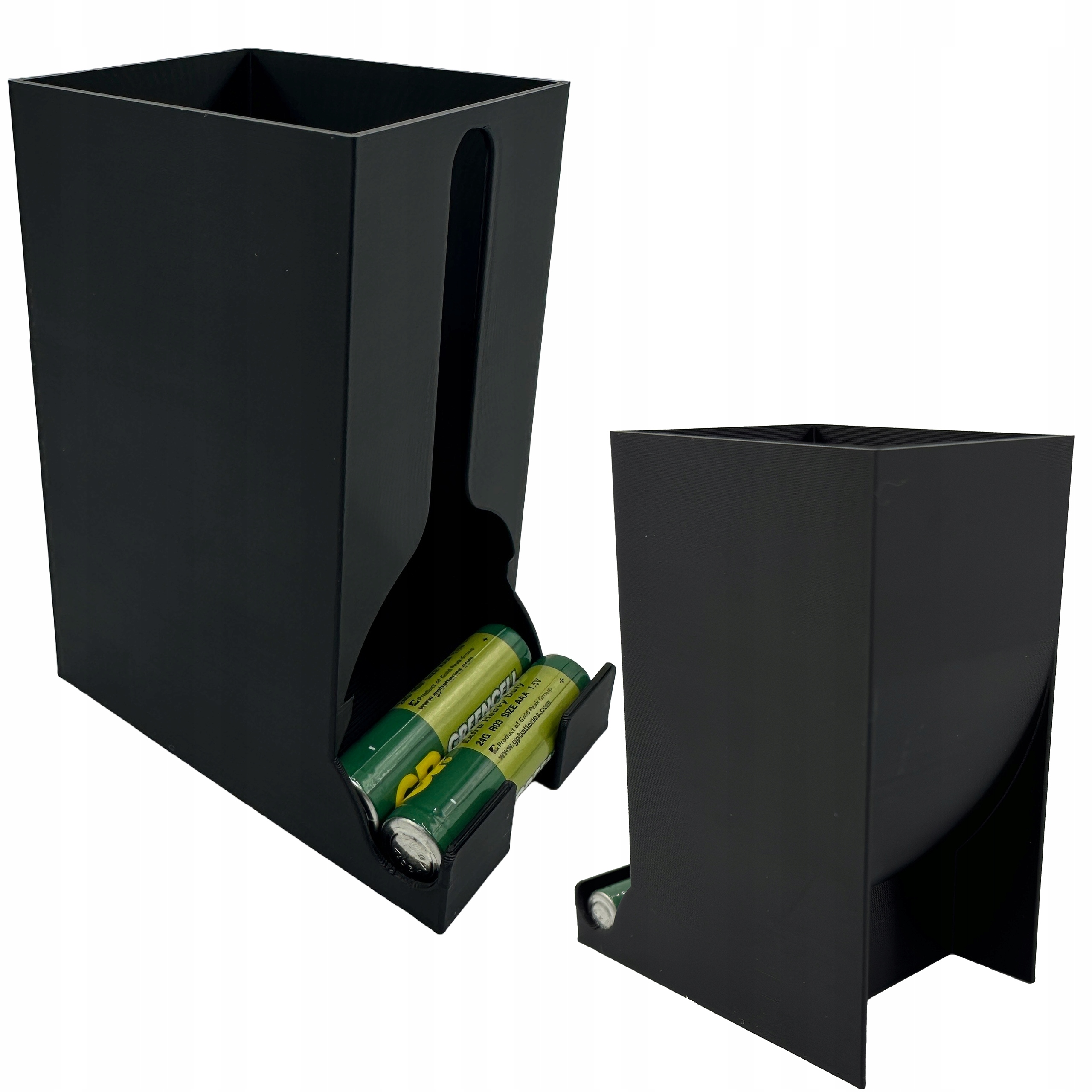 ORGANIZER NA BATERIE AAA AKUMULATORY PUDEŁKO ETUI POJEMNIK KOSZYK