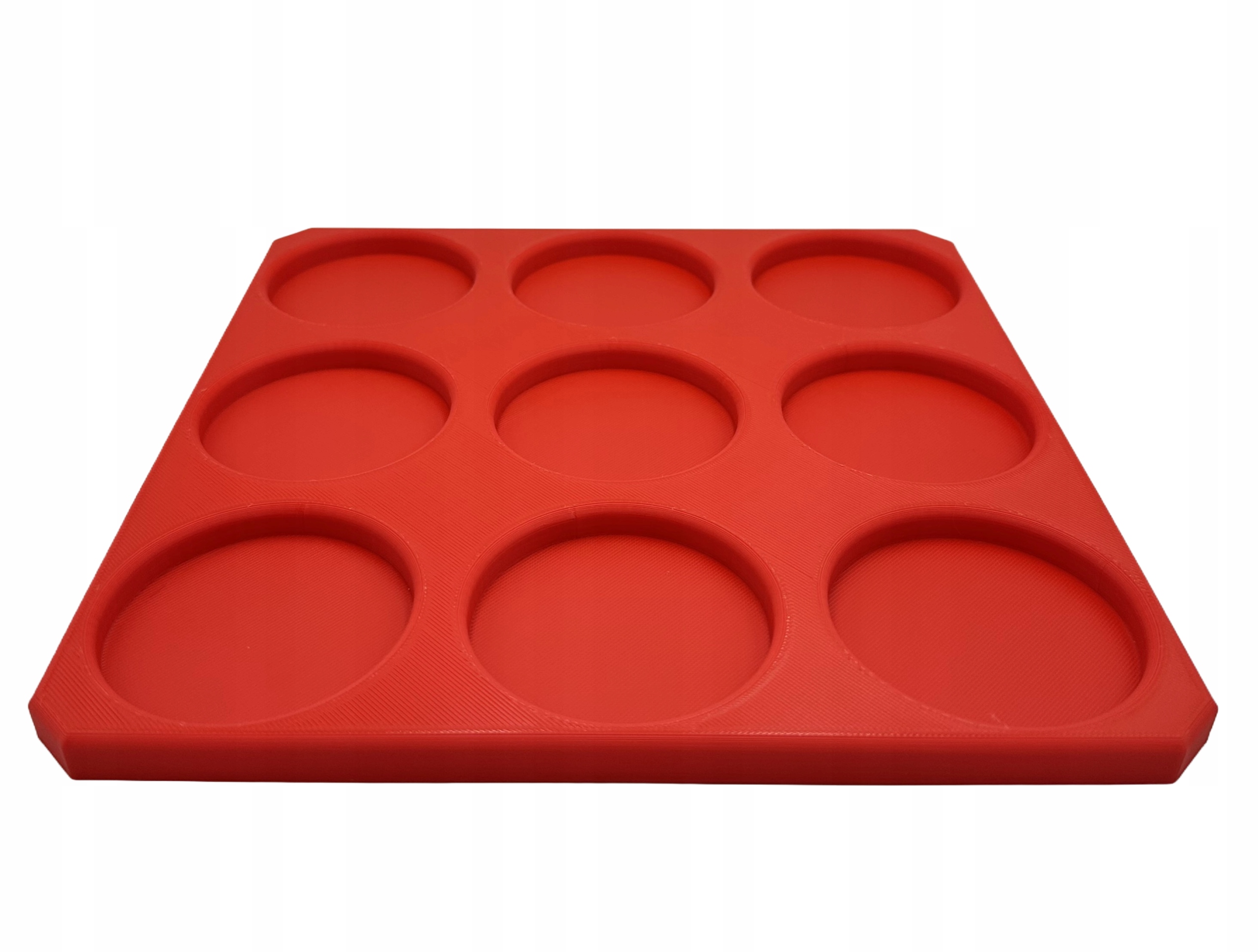 STOJAK PODKŁADKA NA SYROPY 9 MIEJSC CZERWONY