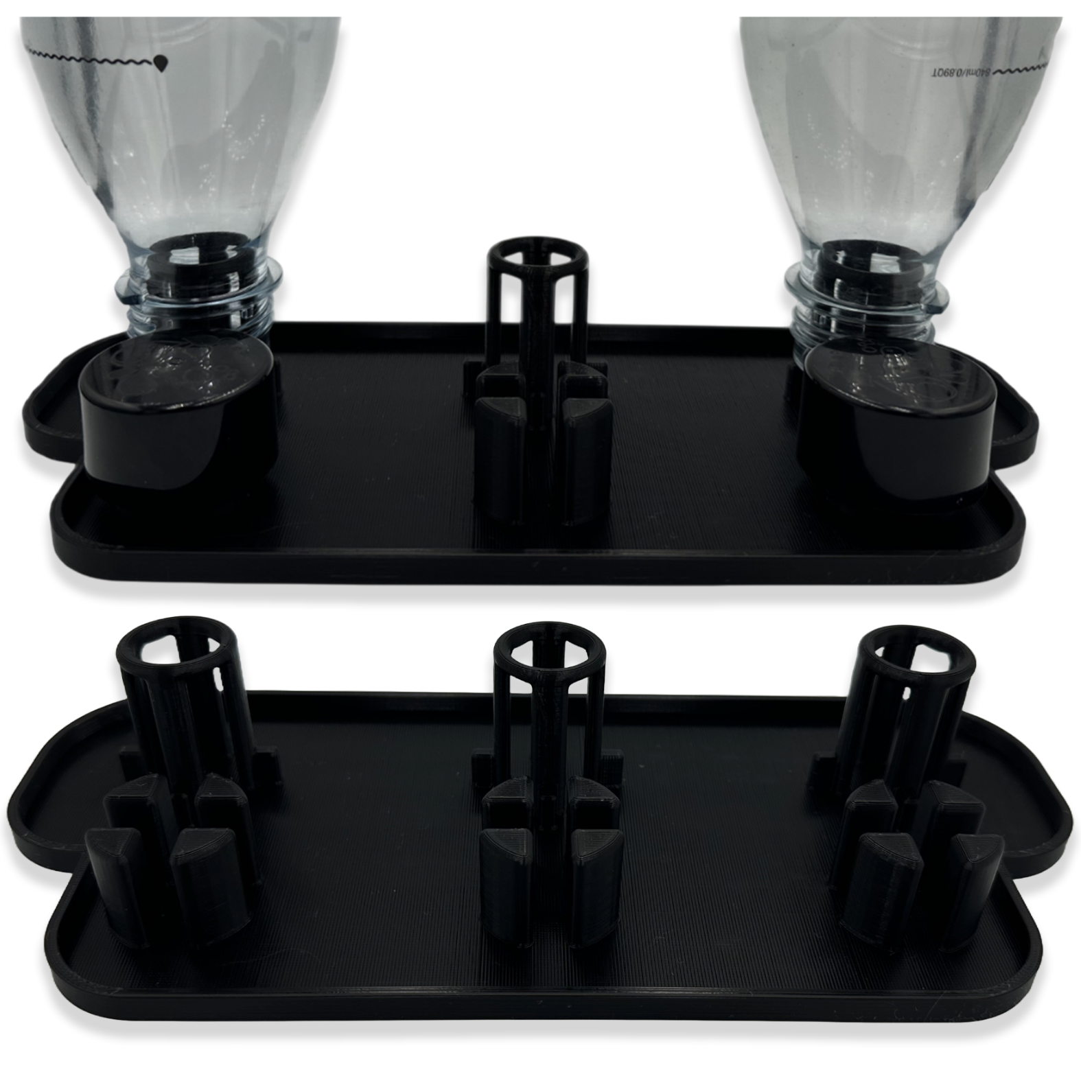 Ociekacz Na 3 Trzy Butelki Do Saturatora SODASTREAM Stojak Czarny