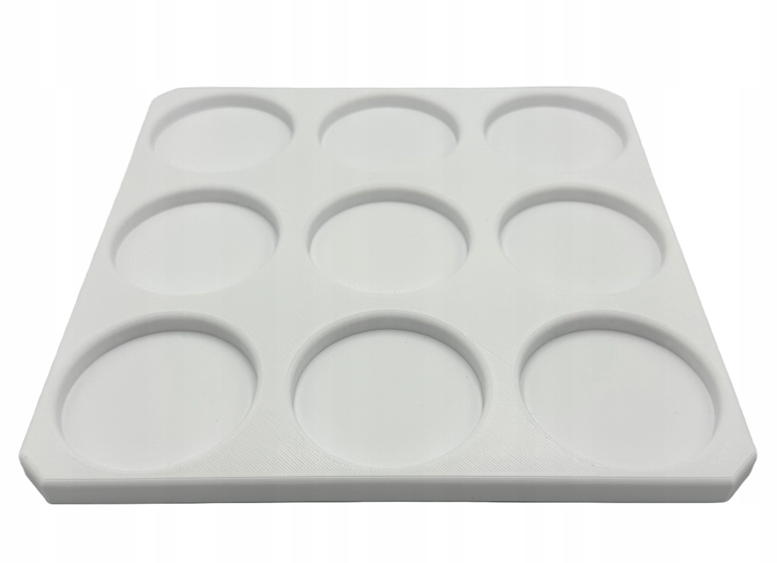 STOJAK PODKŁADKA NA SYROPY 9 MIEJSC BIAŁY