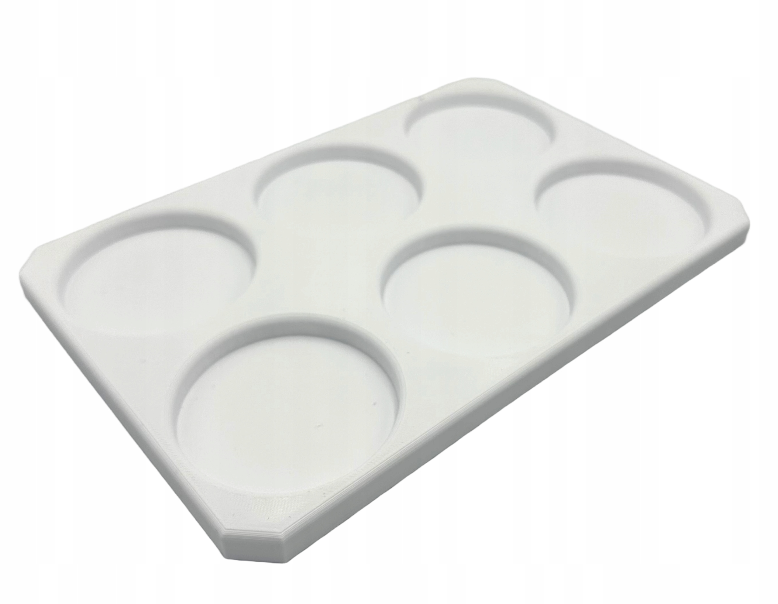 STOJAK PODKŁADKA NA SYROPY 6 MIEJSC BIAŁY