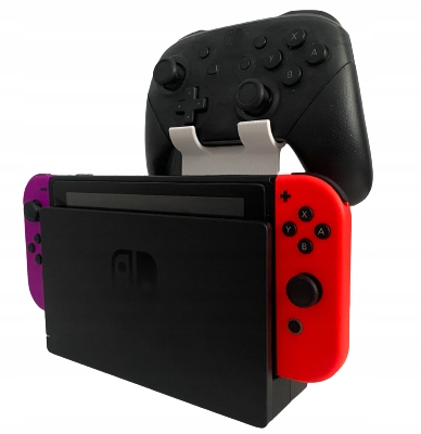 UCHWYT NA PRO CONTROLLER NINTENDO SWITCH DO DOCK'A BIAŁY