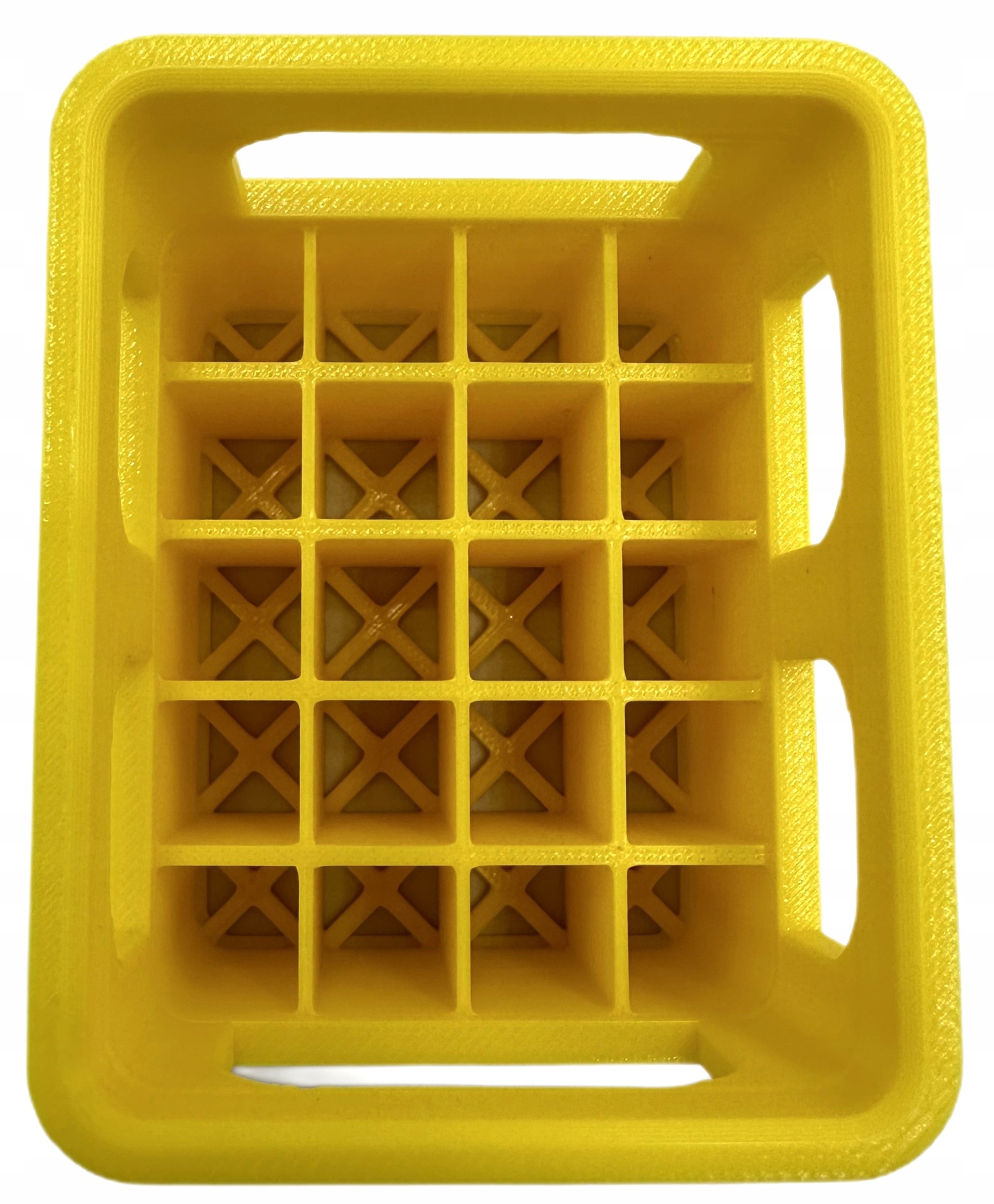 ORGANIZER NA BATERIE AAA KOSZYK POJEMNIK OPAKOWANIE ETUI ŻÓŁTY