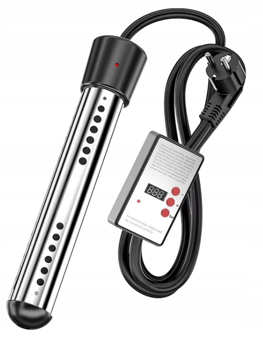 UNIWERSALNA GRZAŁKA BASENOWA PODGRZEWACZ WODY DO BASENU 2500W + TIMER EL-03