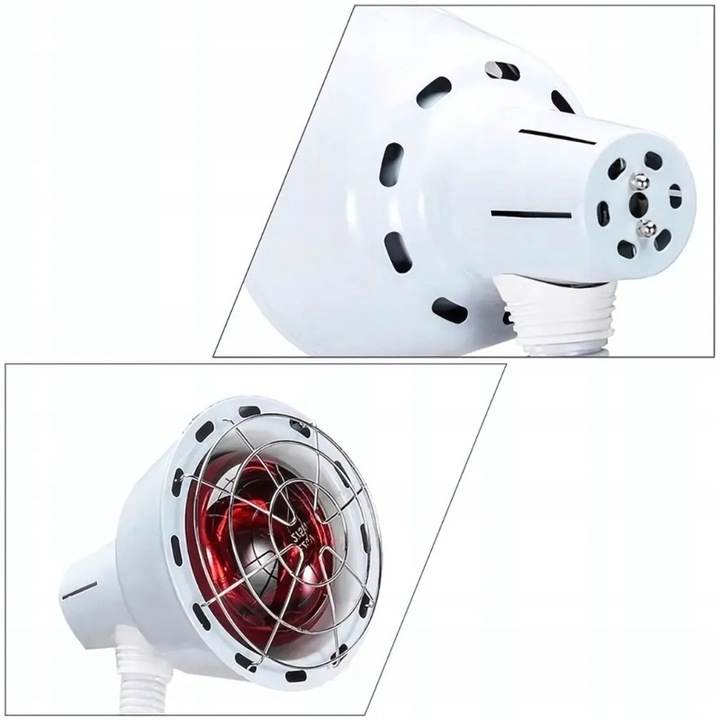 LAMPA NA PODCZERWIEŃ ROZGRZEWAJĄCA LECZNICZA SOLUX MOCNA REGULOWANA 275W