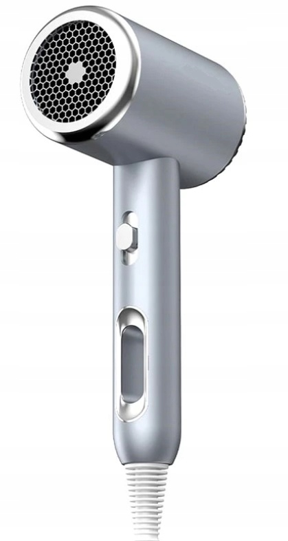 MOCNA SUSZARKA DO WŁOSÓW ZIMNY GORĄCY NAWIEW JONIZACJA PRO 1600W + KOŃCÓWKA