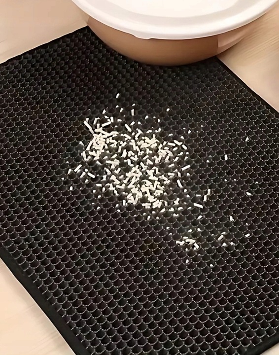 MATA POD KUWETĘ WYCIERACZKA DLA KOTA 50x40 cm