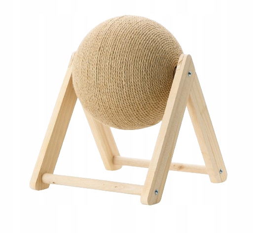 DRAPAK 2w1 OKRĄGŁY KOCIMIĘTKA Z SIZALU SIZALOWY DLA KOTA KOTÓW KRĘCĄCY M