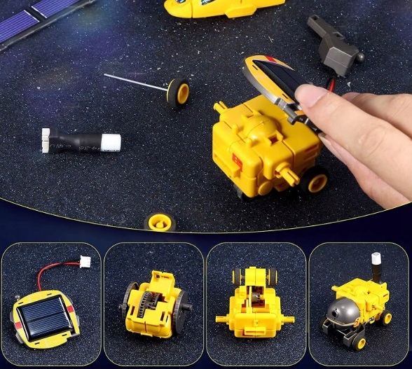 ROBOT SOLARNY 6w1 ZESTAW KONSTRUKCYJNY ZABAWKA STATEK ASTRONAUTA ZI-02-2